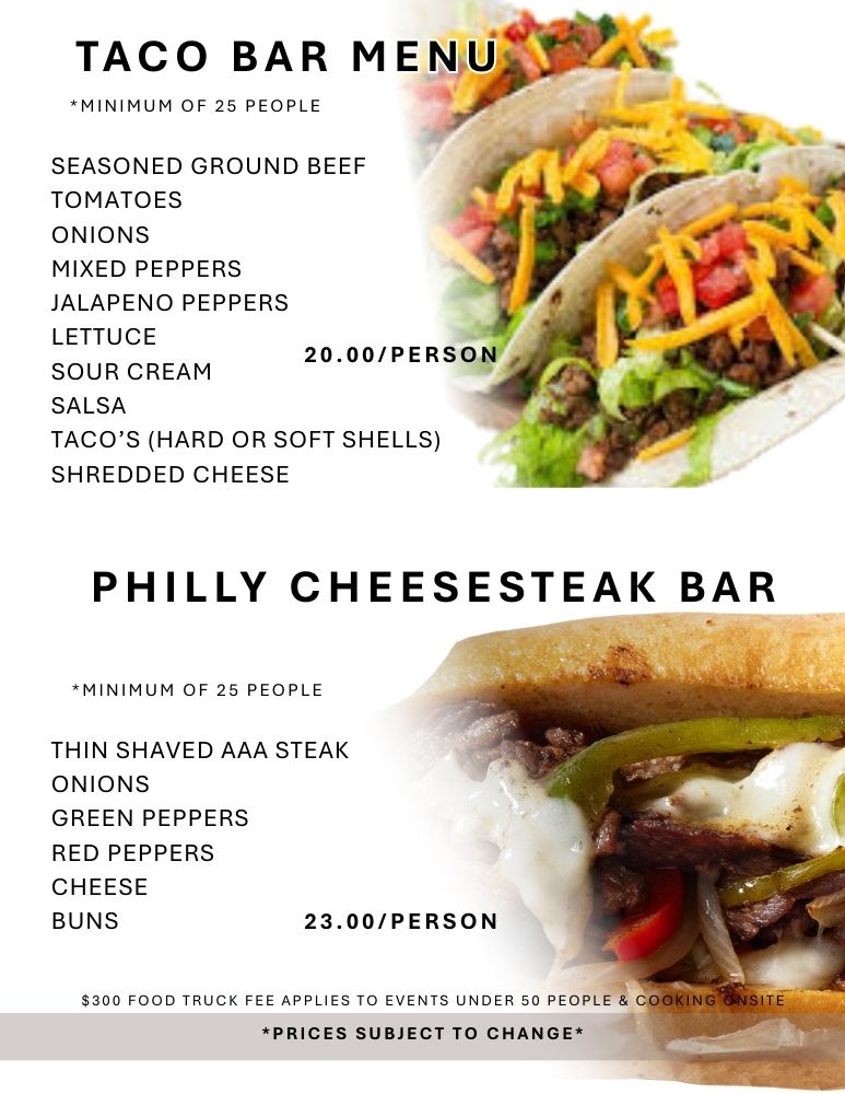 Catering menu page 7